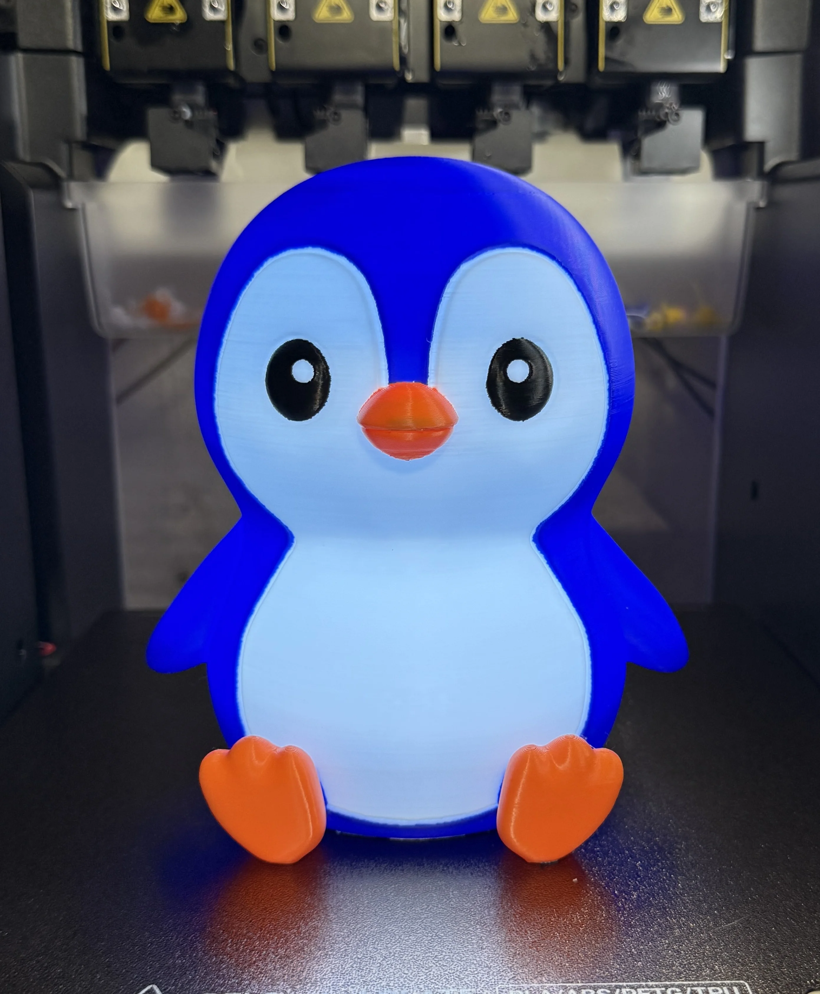 Cute Chibi Penguin Glow Lamp 3d model
