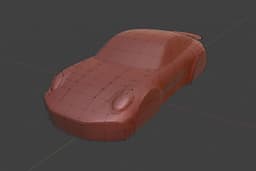 Porsche 911 (930) Turbo Speedform Automotive Sculpture Keychain 3D print file 3d model