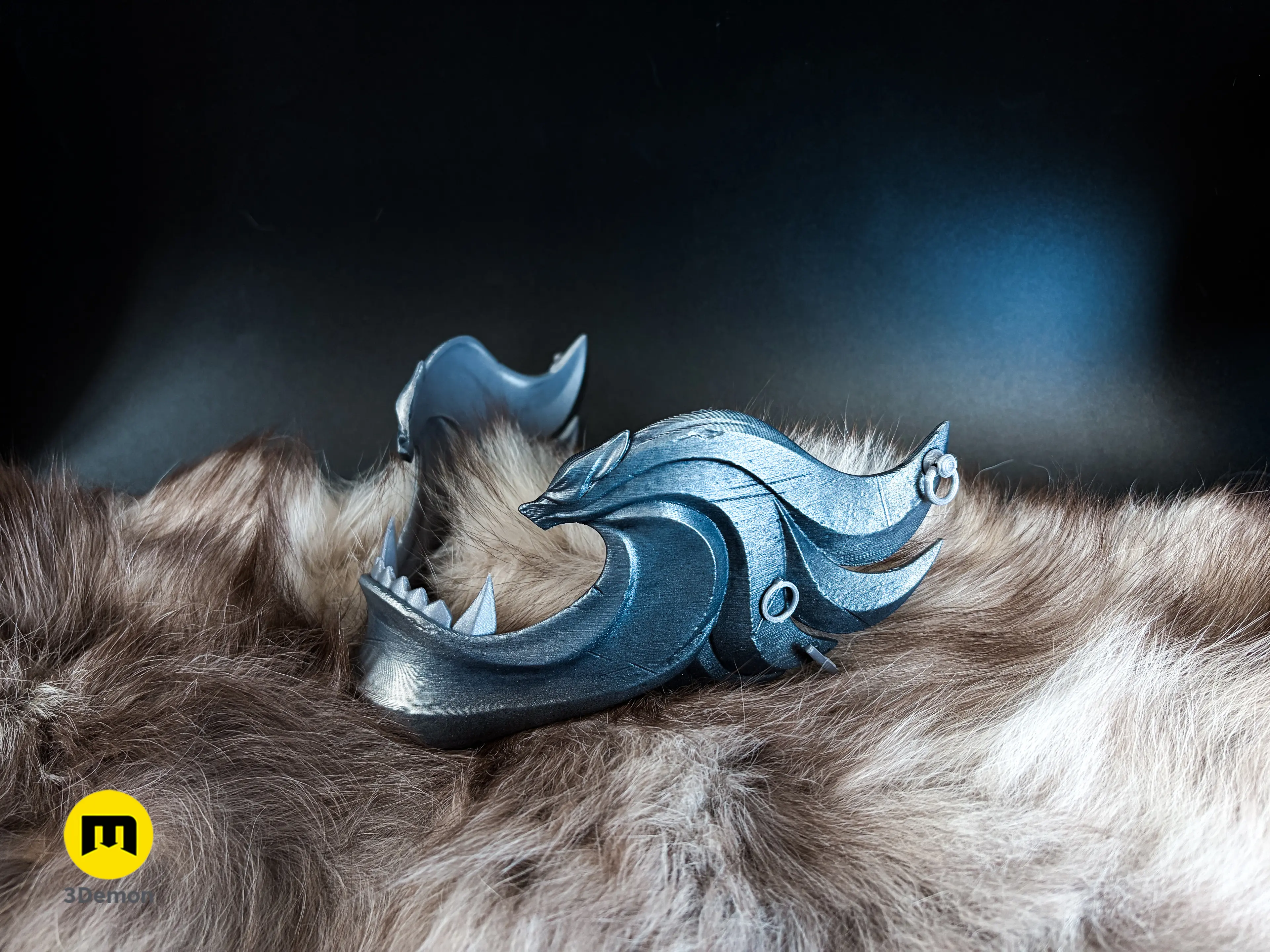 Twin Wolves Mask - Ghost of Yotei 3d model