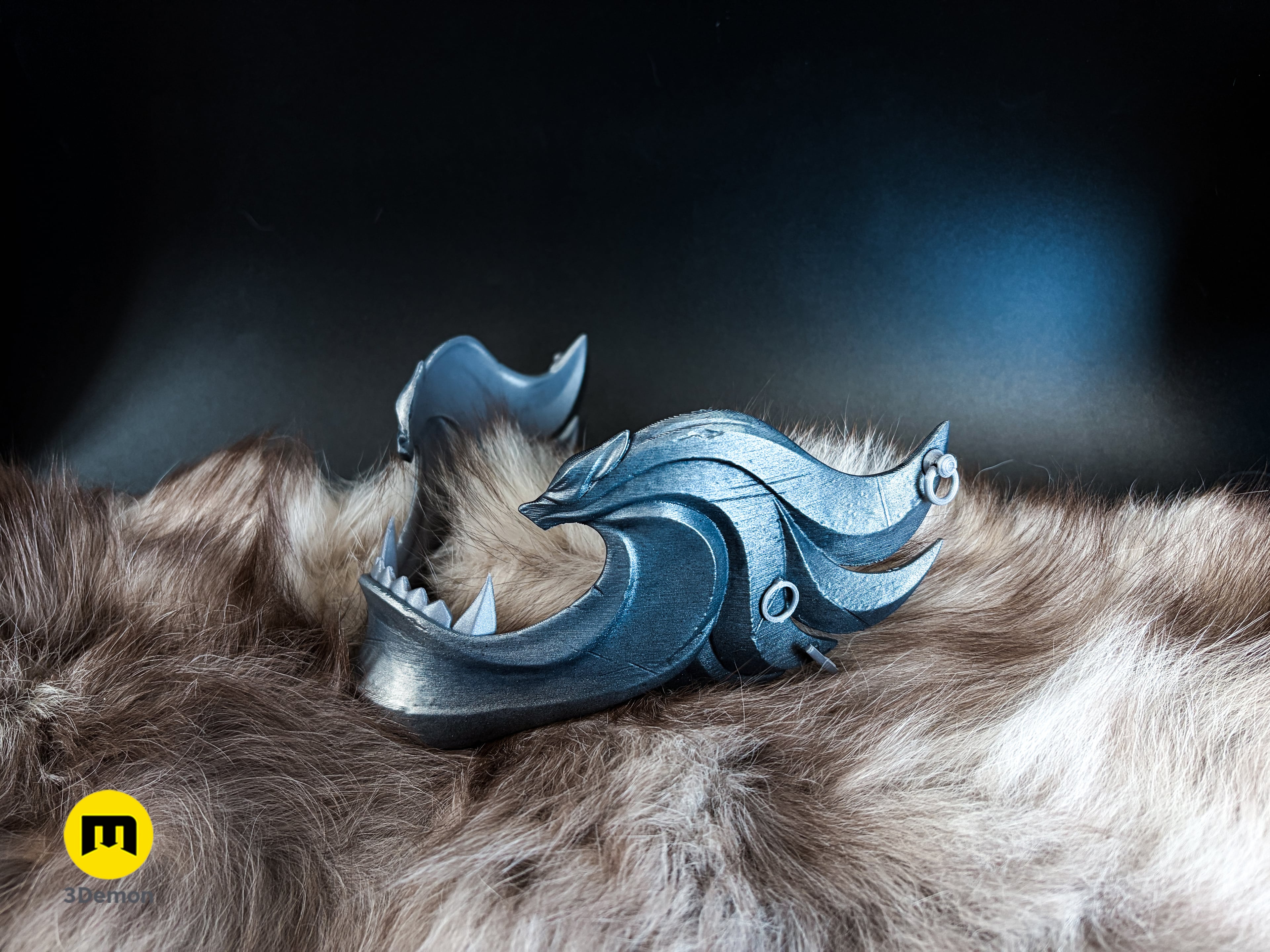 Twin Wolves Mask - Ghost of Yotei 3d model
