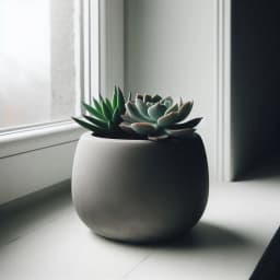 Modern Succulent Plantpot 3d model