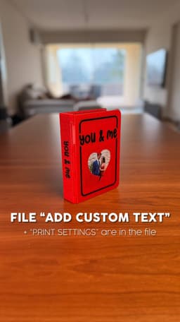 LOVE BOOK | PHOTO ALBUM 3d model