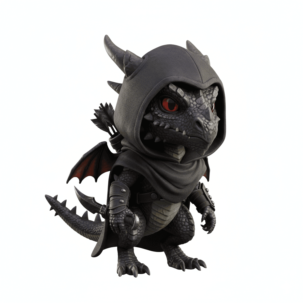 Cute Dragon : Tiny Assassin Dragon Fantasy Beast 3d model