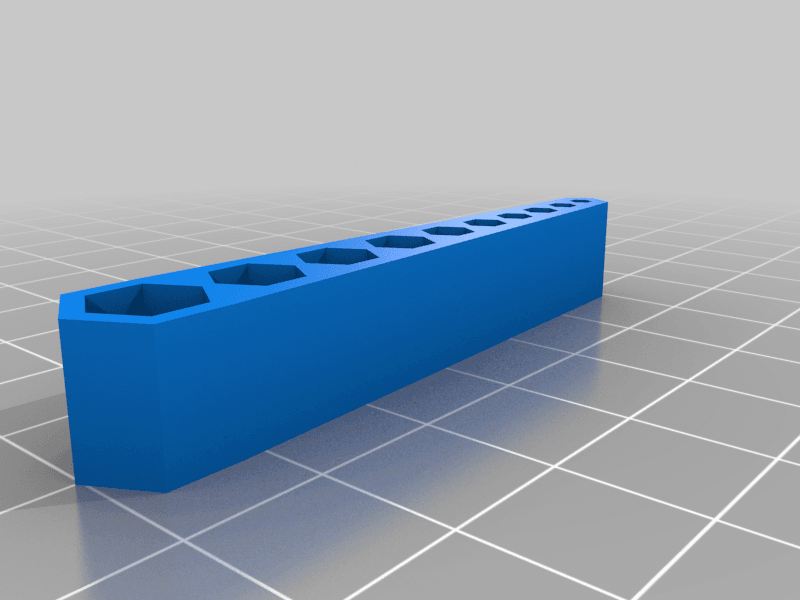Tools holder for Allen and Torx set 3d model