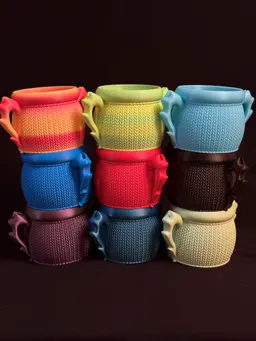 Resized to fit a Ben & Jerry cup. Awesome model. 3d model