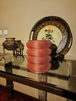 Flowing Grace Vase with Optional Lid 3d model