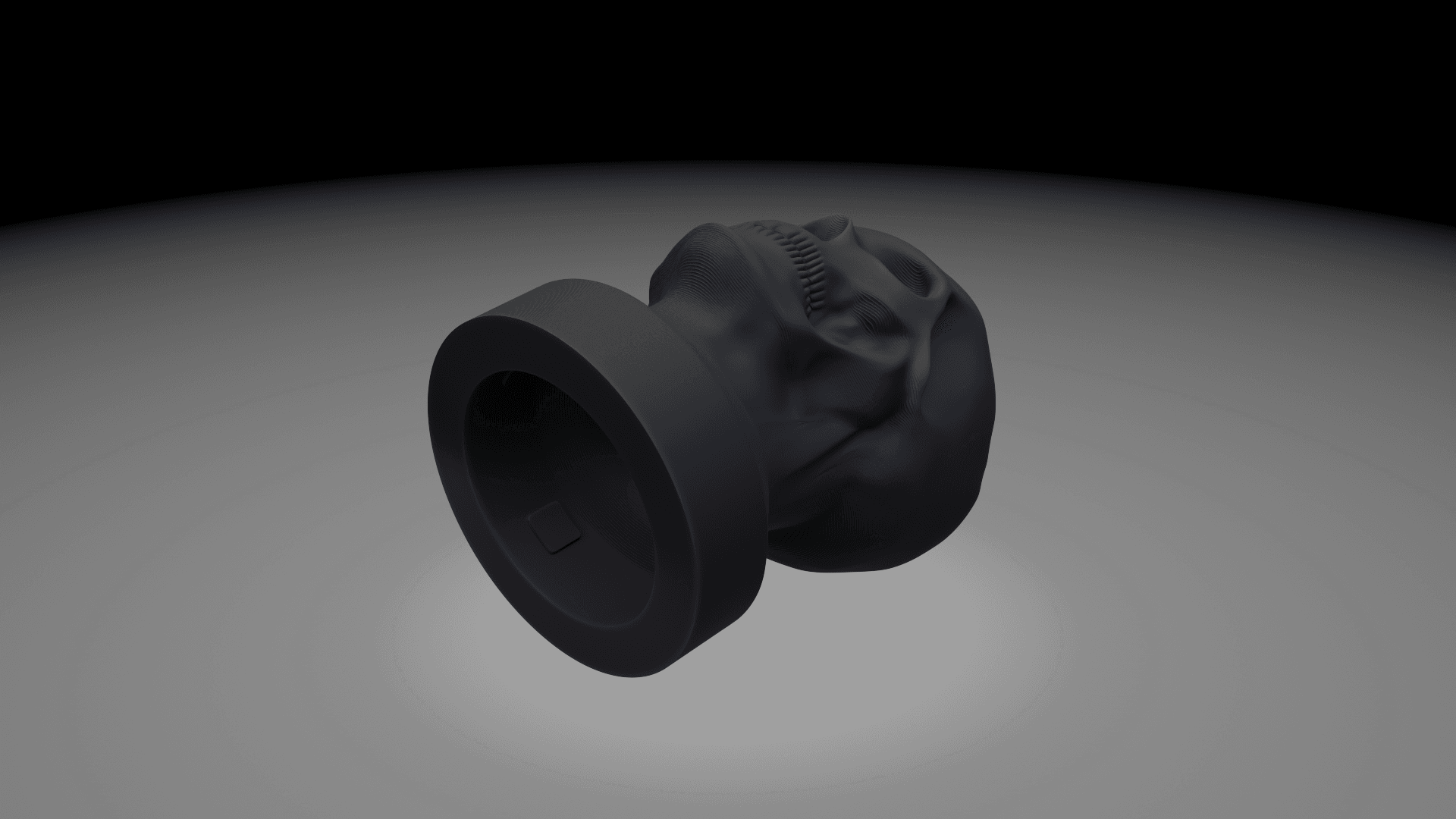 Skull Beer Bottle Cap 3d model