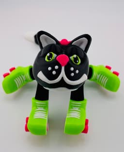 Cat Roller Skate Flexi 3d model