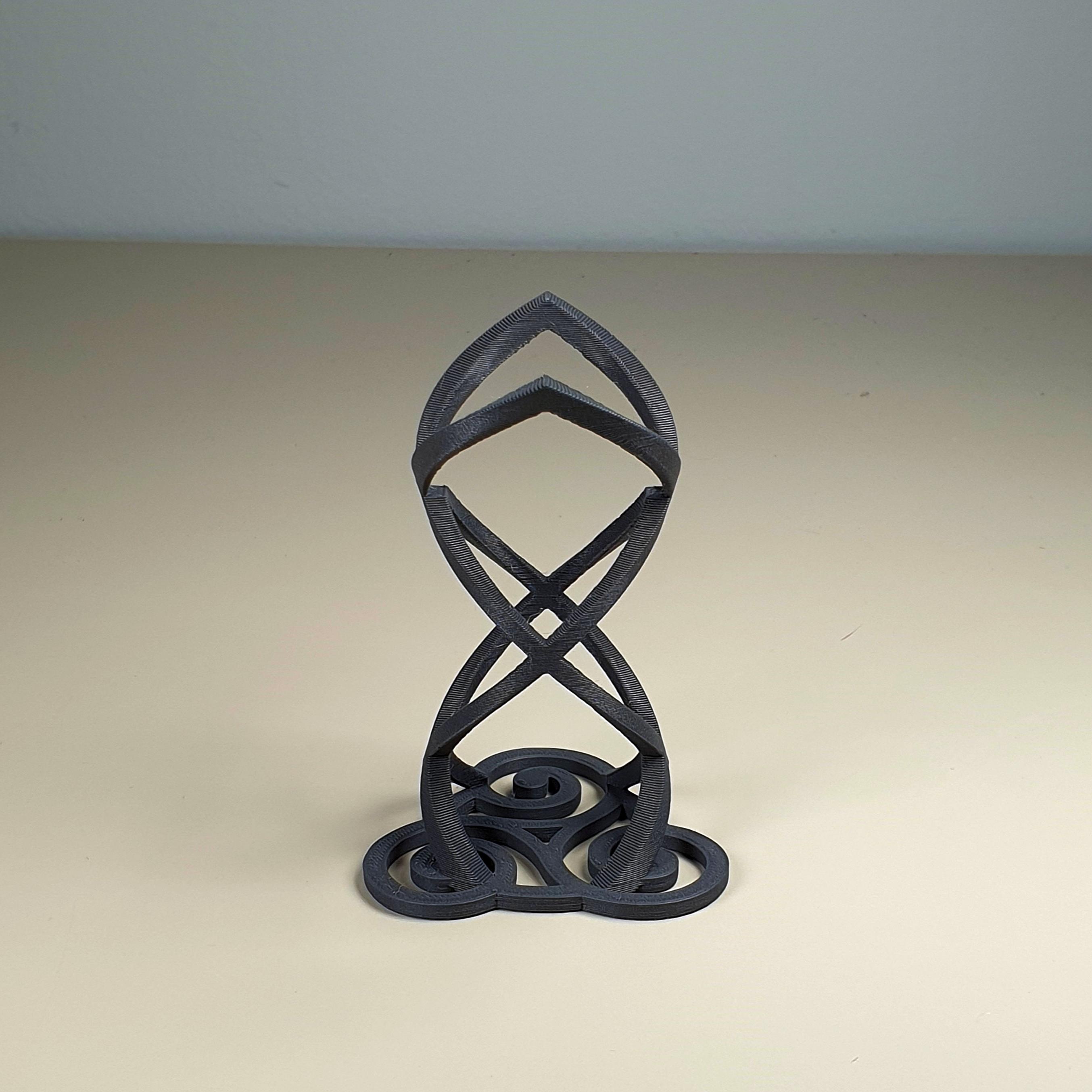 Tealight holder - no supports 3d model