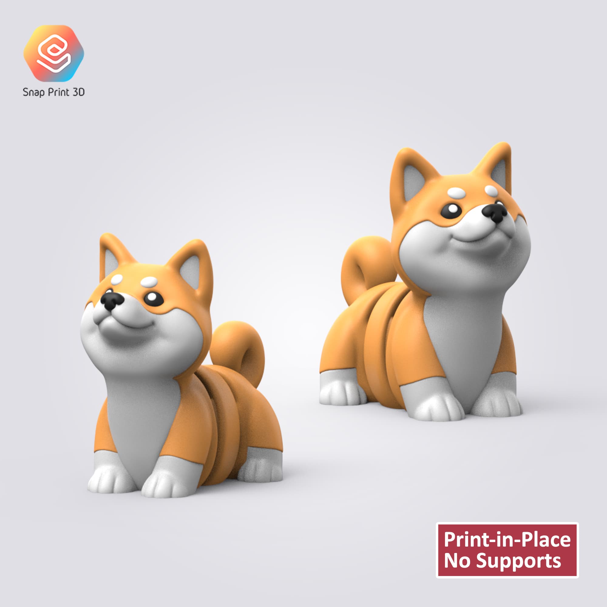 Flexi Shiba 3d model
