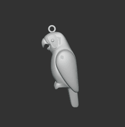 Parrot Keychain 3d model