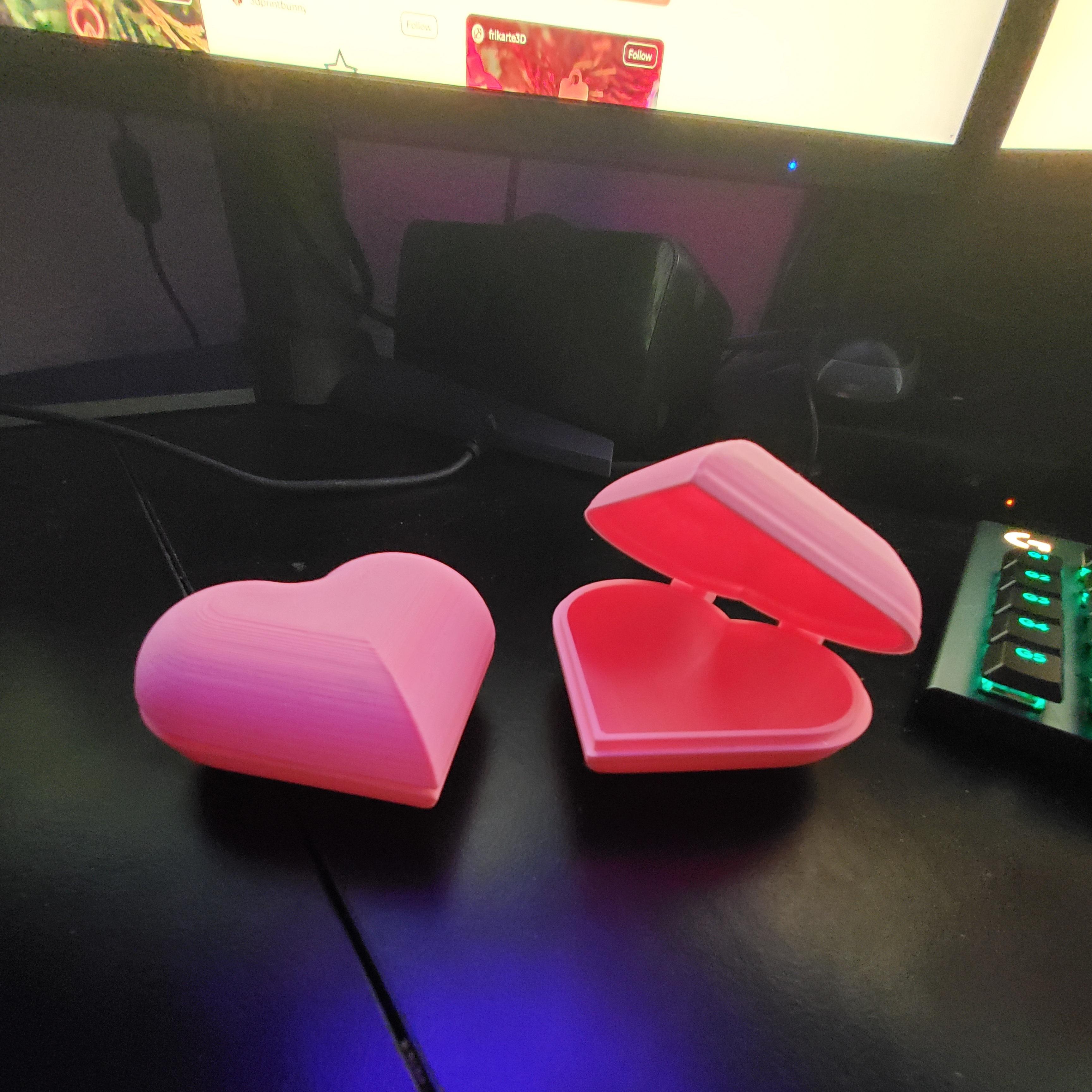 heart shaped box.stl 3d model