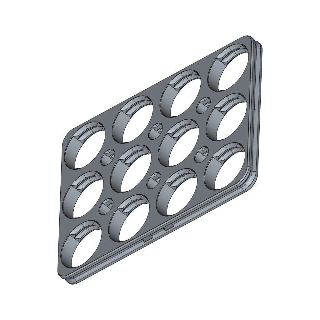 D-LOCK_PANEL.4X3-BLANK 3d model