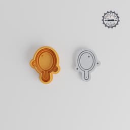 Magic Mirror Shape Cutter & Stamp, Cookie & Fondant Tool Set, 6 Pc Pack, Fantasy Reflection, S/M/L Sizes PRODUCT_250 3d model