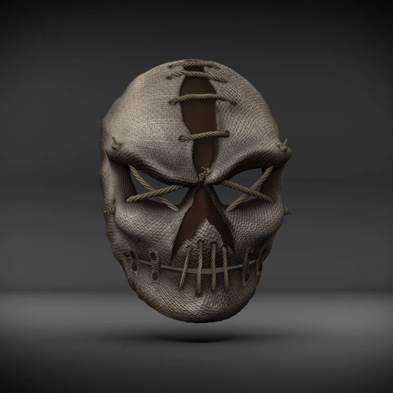 Horror Scarecrow Mask -"Scarecrow" (Sculptober Day 16) 3d model