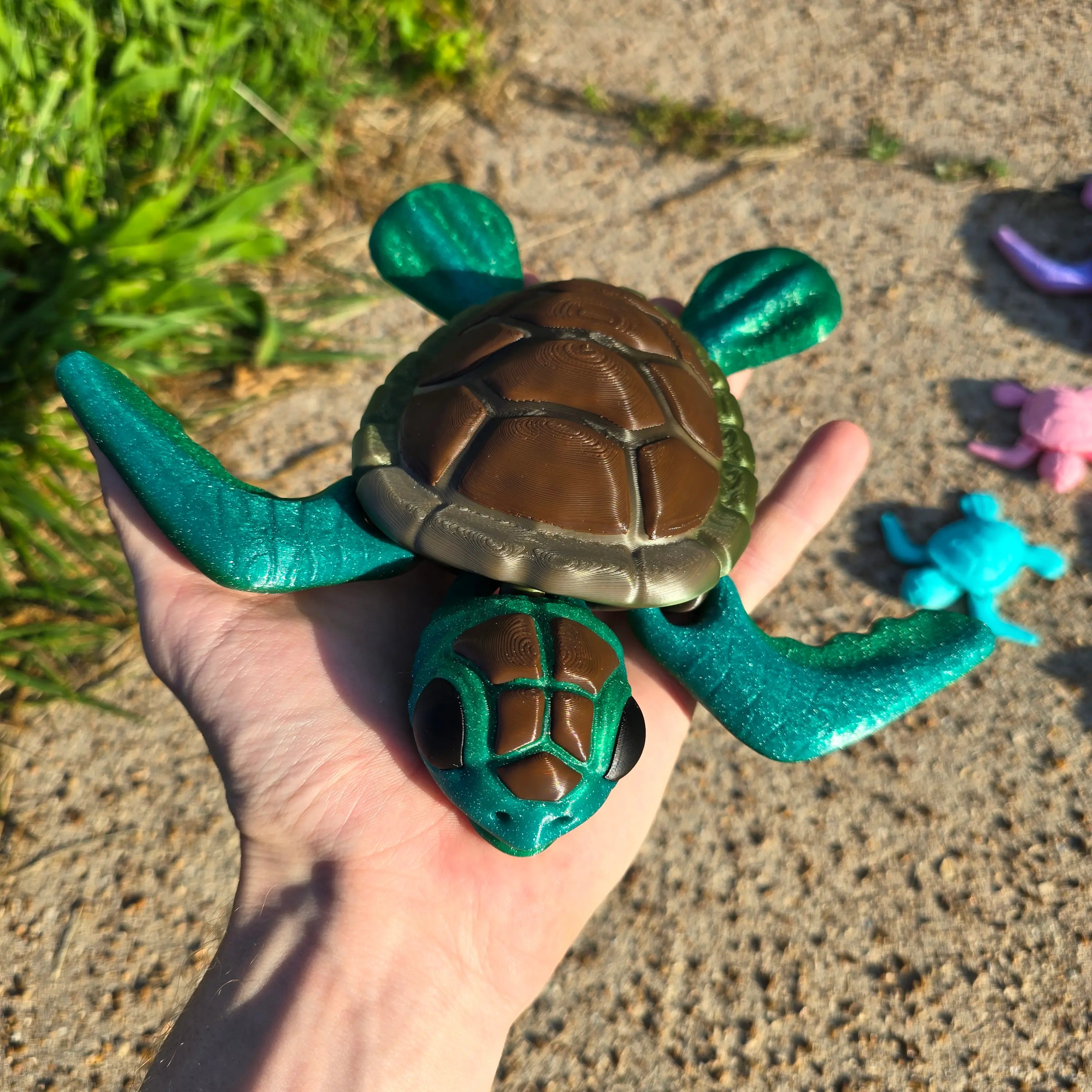Flexi Baby Sea Turtle 3d model