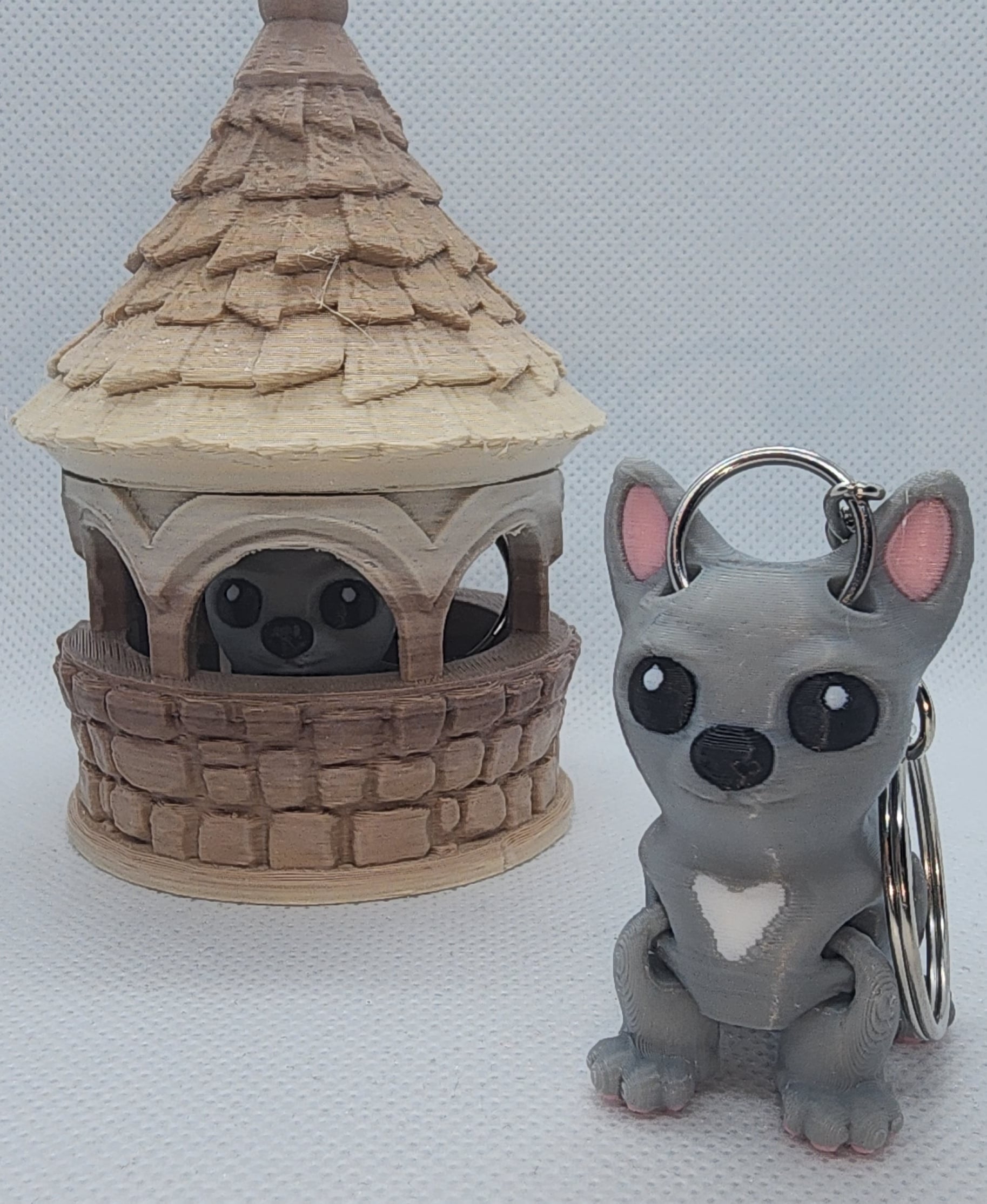 Elegoo Gray, Pink and black, Bambu Lab White