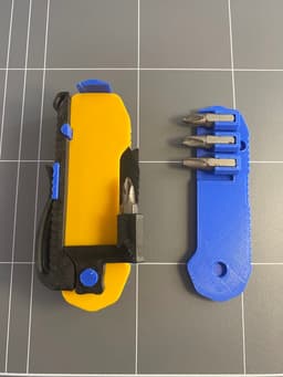 FoldX - Foldable multi-tool - Screwdriver bit tool 3d model