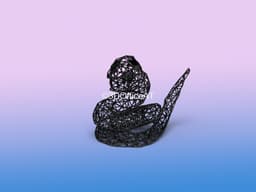 023 Ekans Pokemon Wiremon Figure 3d model