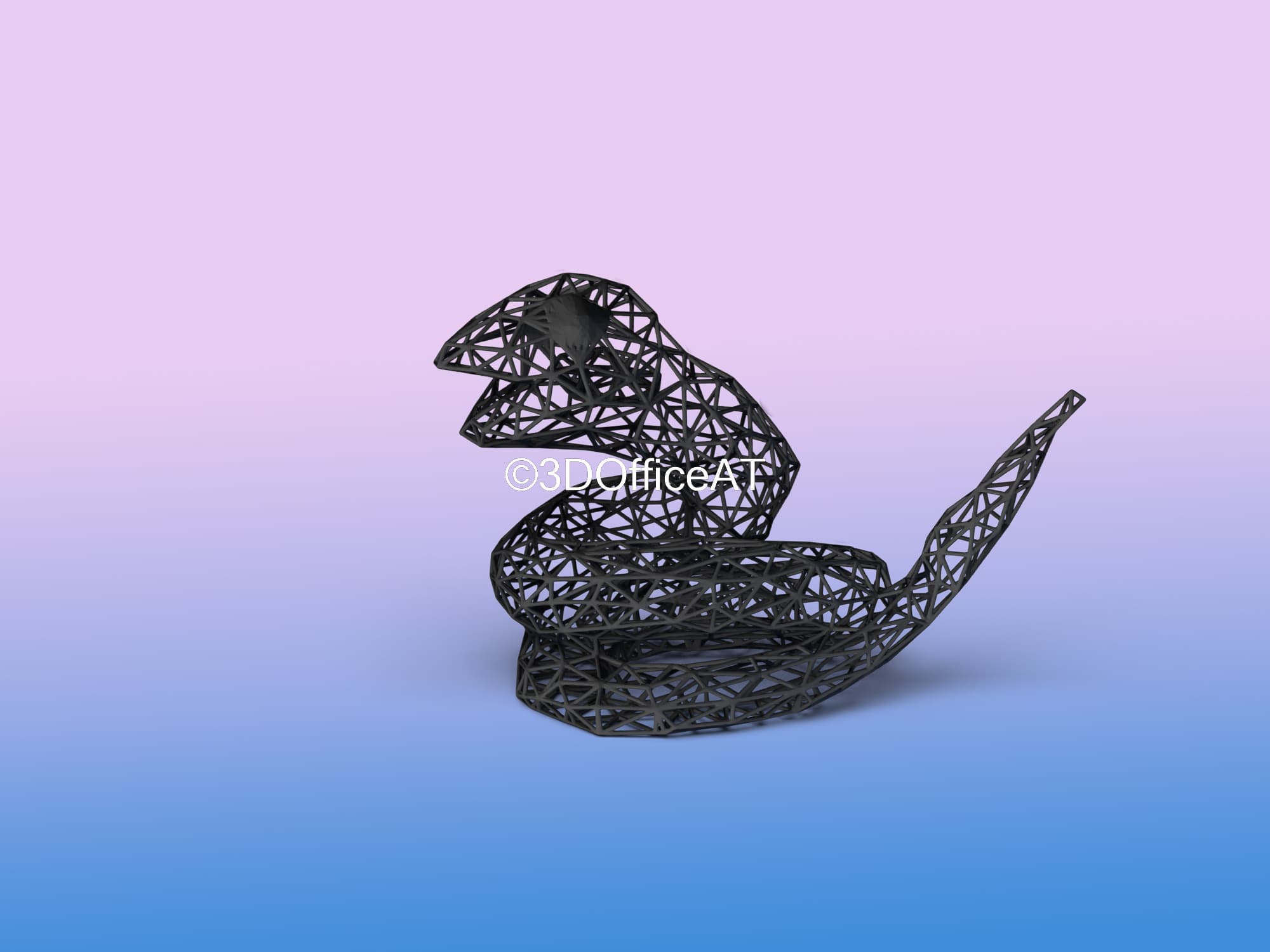 023 Ekans Pokemon Wiremon Figure 3d model