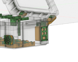 Power Switch Panel 3d model