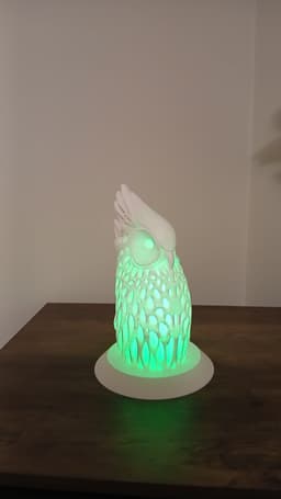 Owl Glow Lantern Lamp 3d model