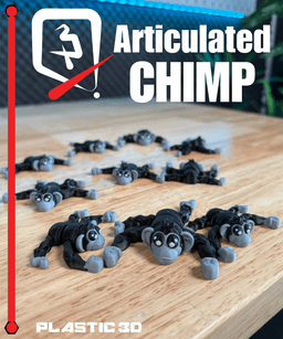Articulated Chimp Monkey 3d model