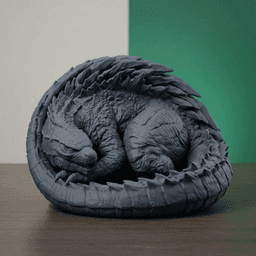 The Godzilla Sleeping Desk Series: #2 3d model