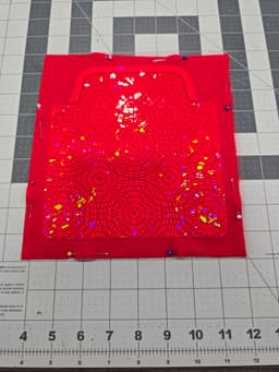 Large 3D printed bag with magnetic closure and living hinge 3d model