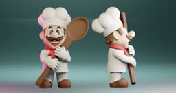 MARIO CHEF - BY COLORS 3d model