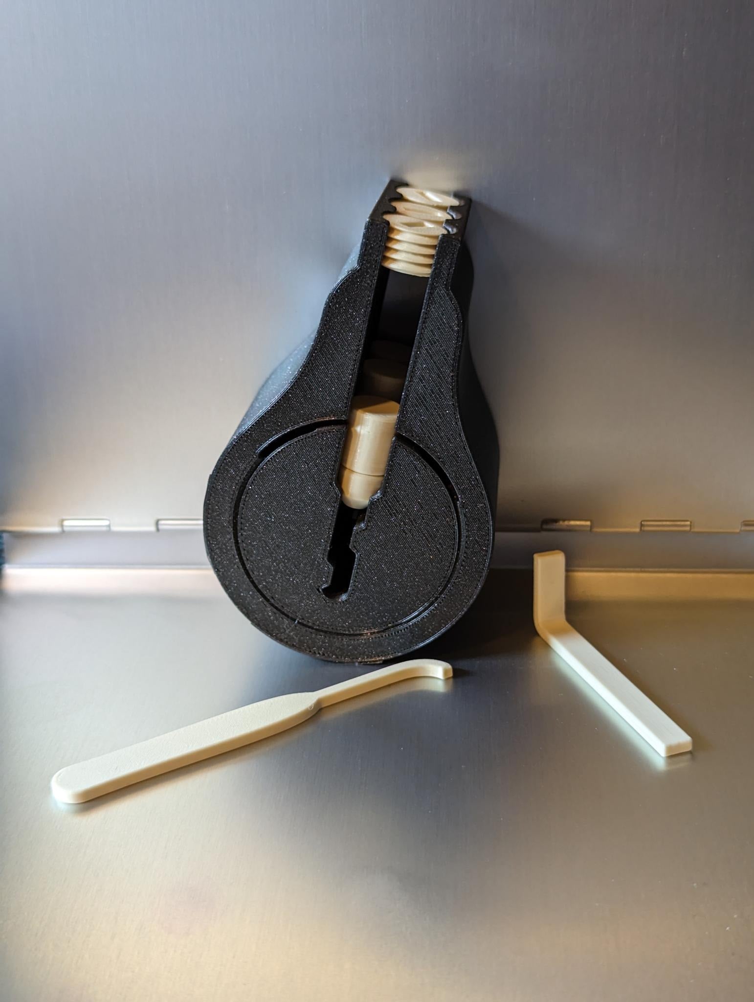 Lock Picking Training Diagram 3d model