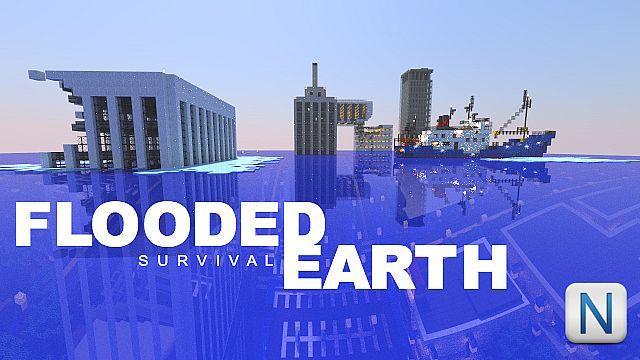 Minecraft Flooded Earth 3d model