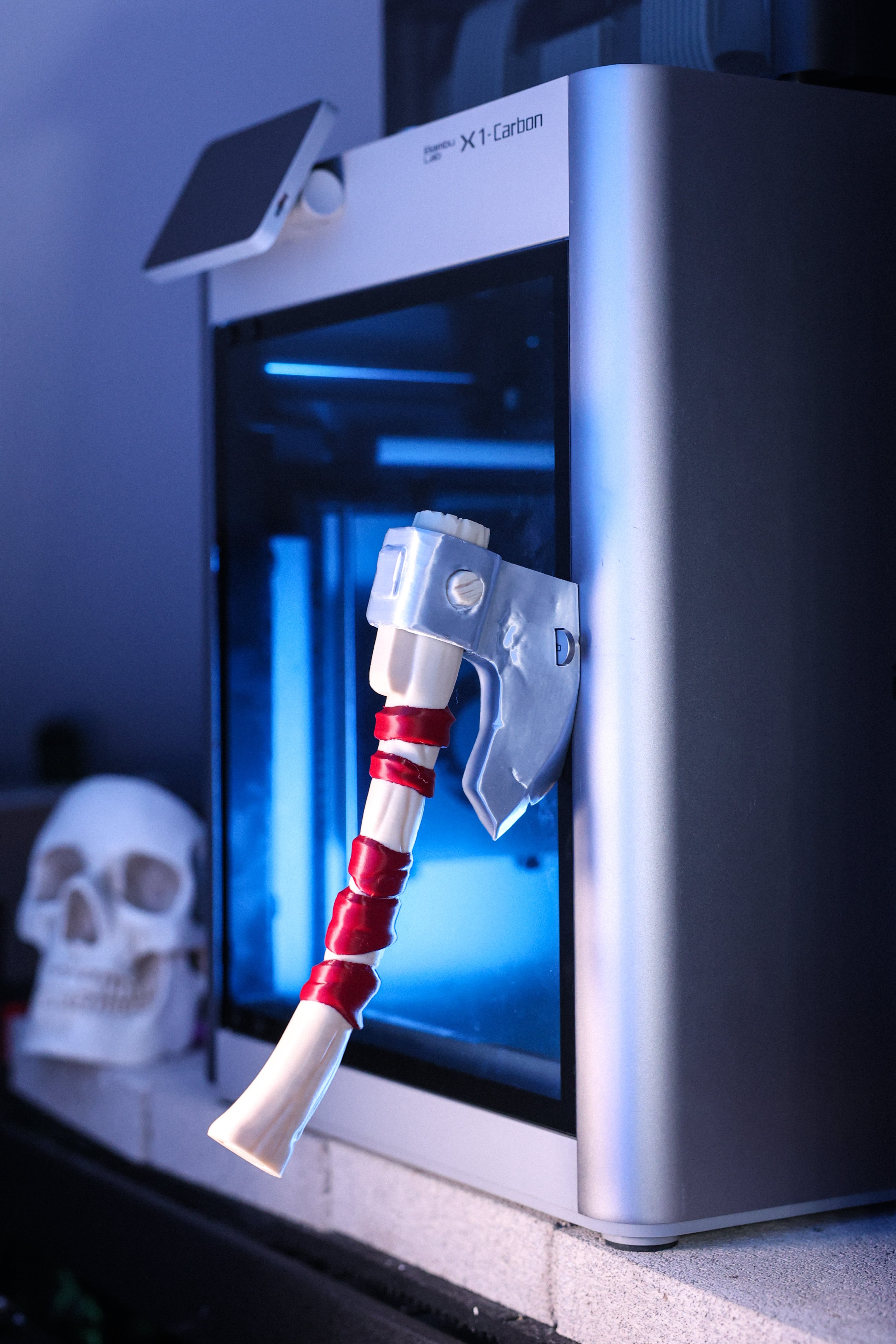 Battle Axe - Handle for Bambu Lab printers 3d model