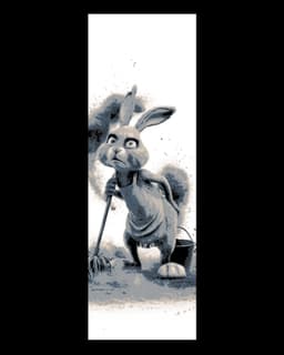 Dust Bunnies - the cleaning crew that no one sees - Set of bookmarks 3d model