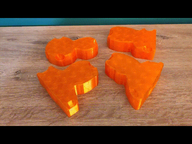 3D Figure Cookie Cutters – Presidents Silhouette Series - 3D Printable Cookie Molds 3d model