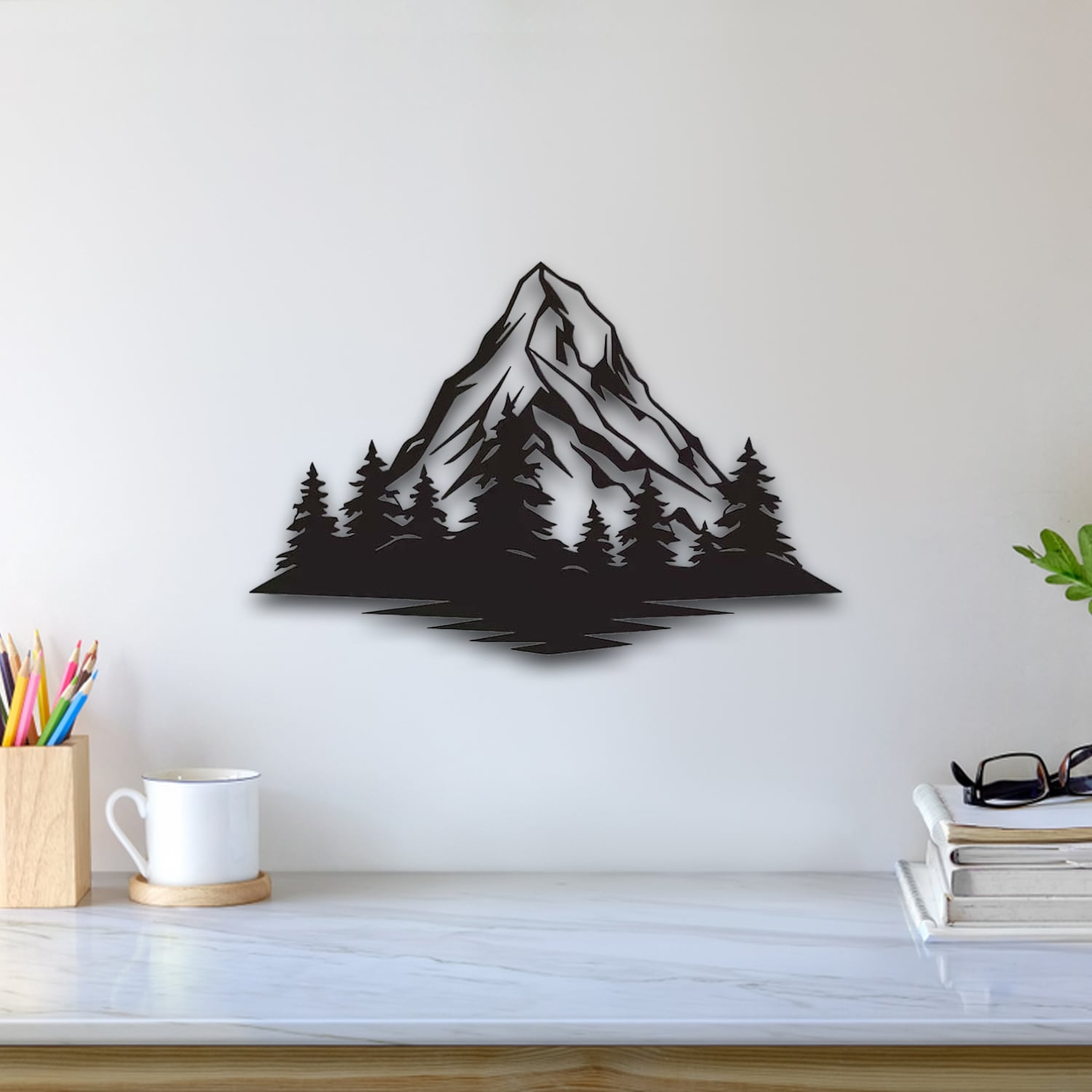 Mountain Wall Art 3d model