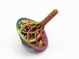 Set of 3 Spinning Tops 3d model