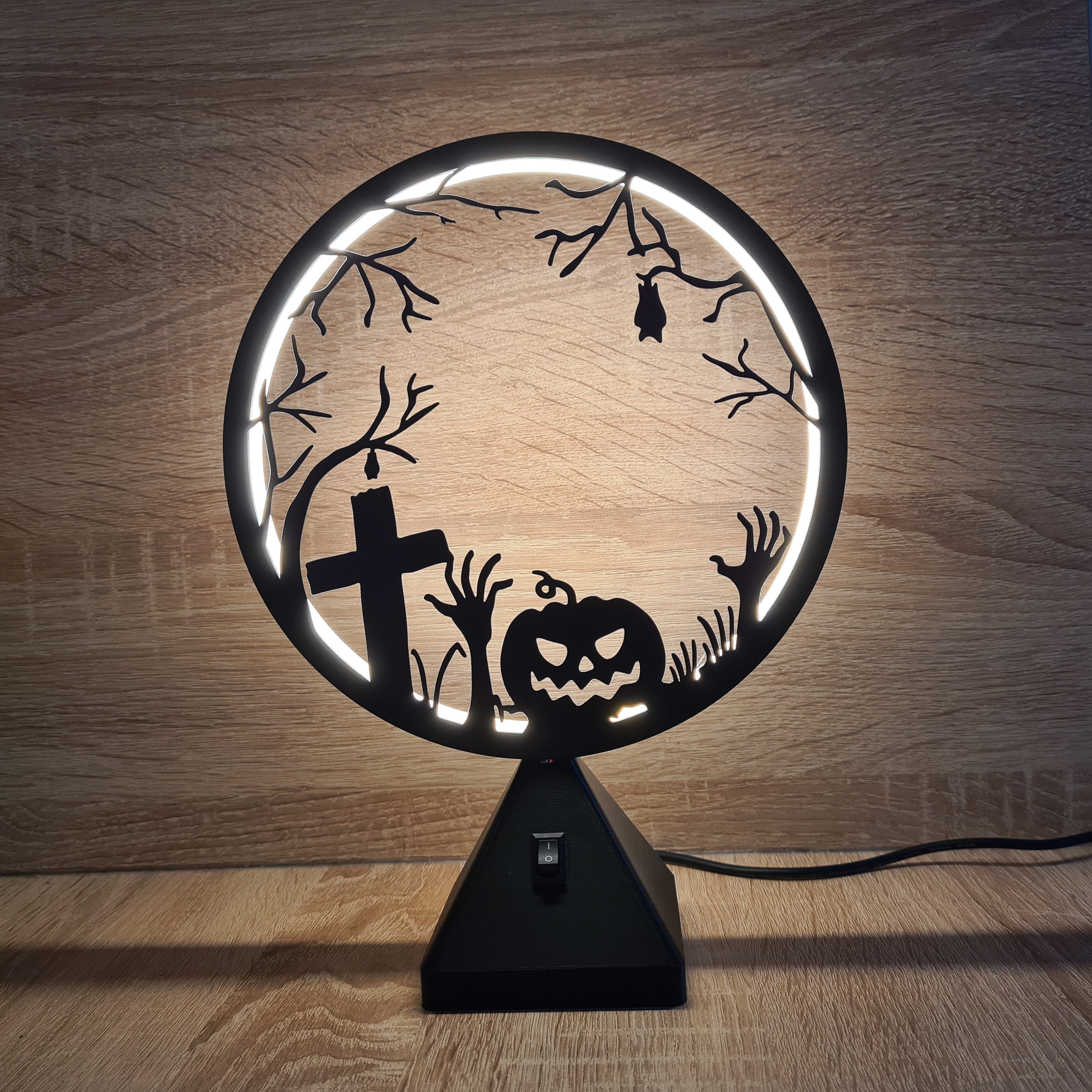 Ring LED Lamp - Set 3 - 10 interchangeable faces 3d model