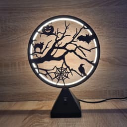 Ring LED Lamp - Set 3 - 10 interchangeable faces 3d model