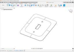Custom light switch plate 3d model