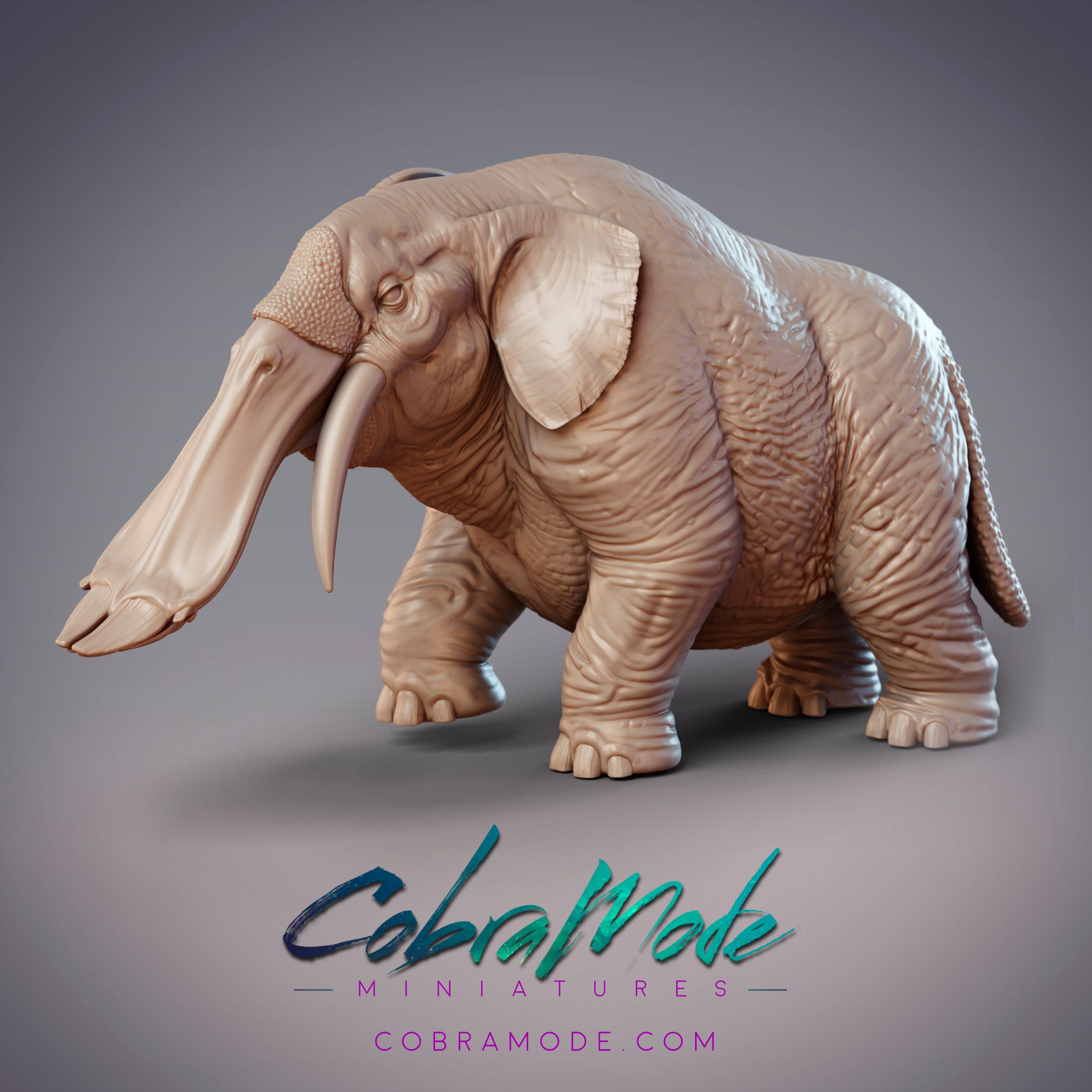 Platyphant - Platypus Elephant Hybrid (Pre-Supported) 3d model
