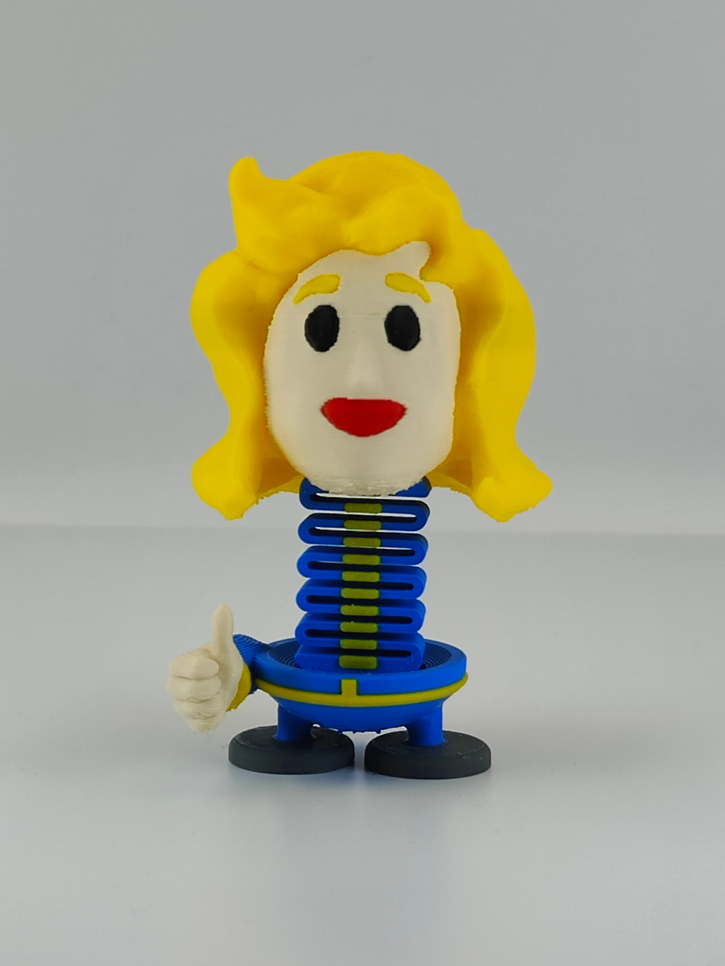 Fallout Vault Girl Springie 3d model