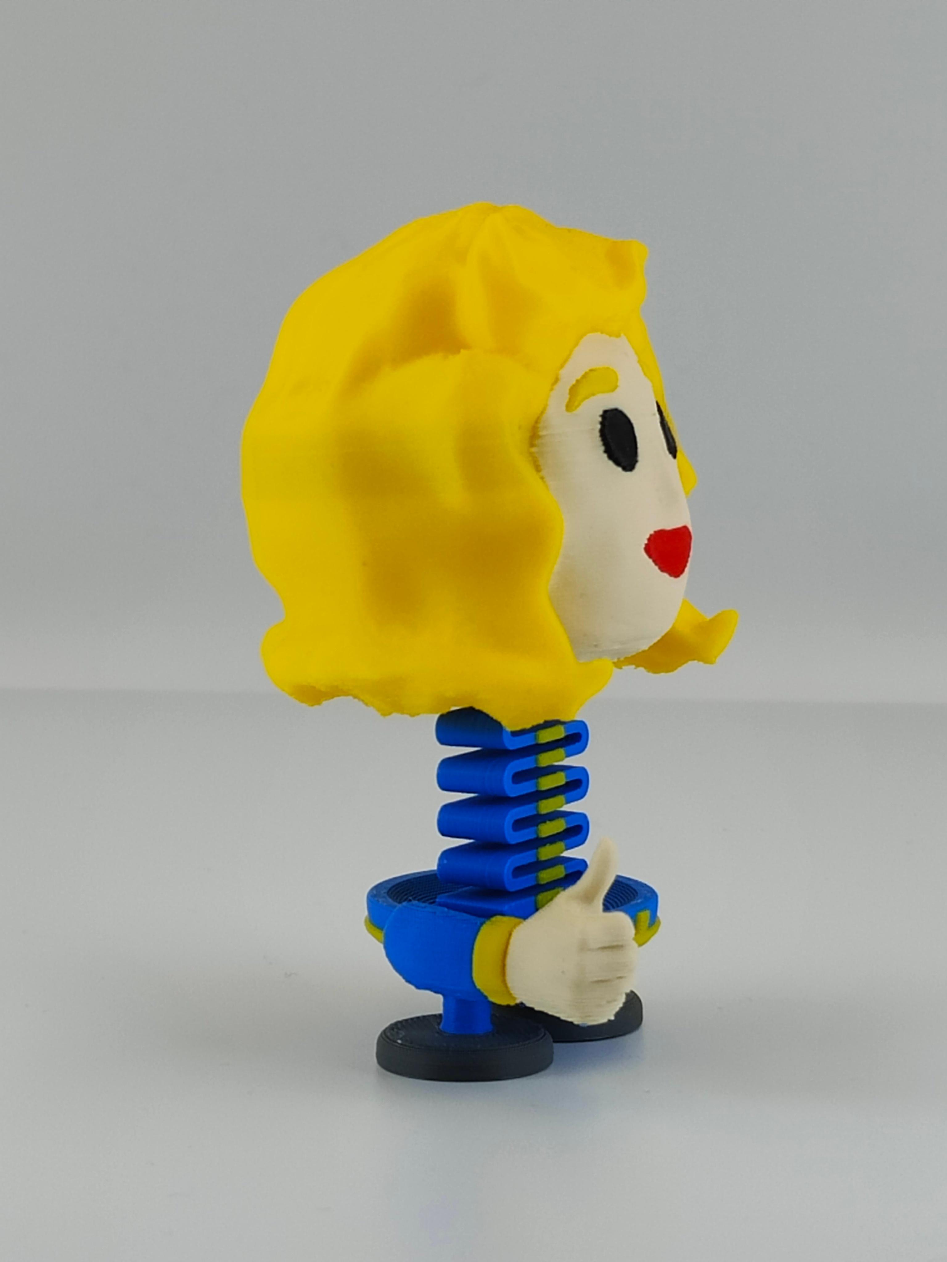 Fallout Vault Girl Springie 3d model