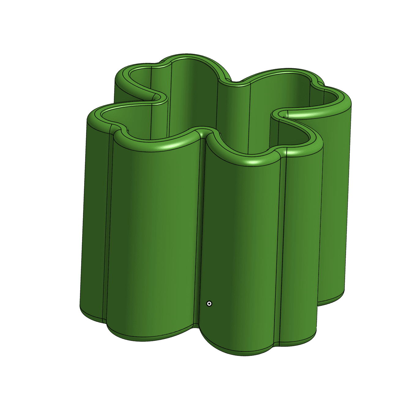 Four Leaf Clover Pen Holder #StPatricksRemix 3d model