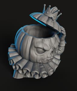 Pumpkin King Bowl STL | Halloween 3D Print | Functional 3d model