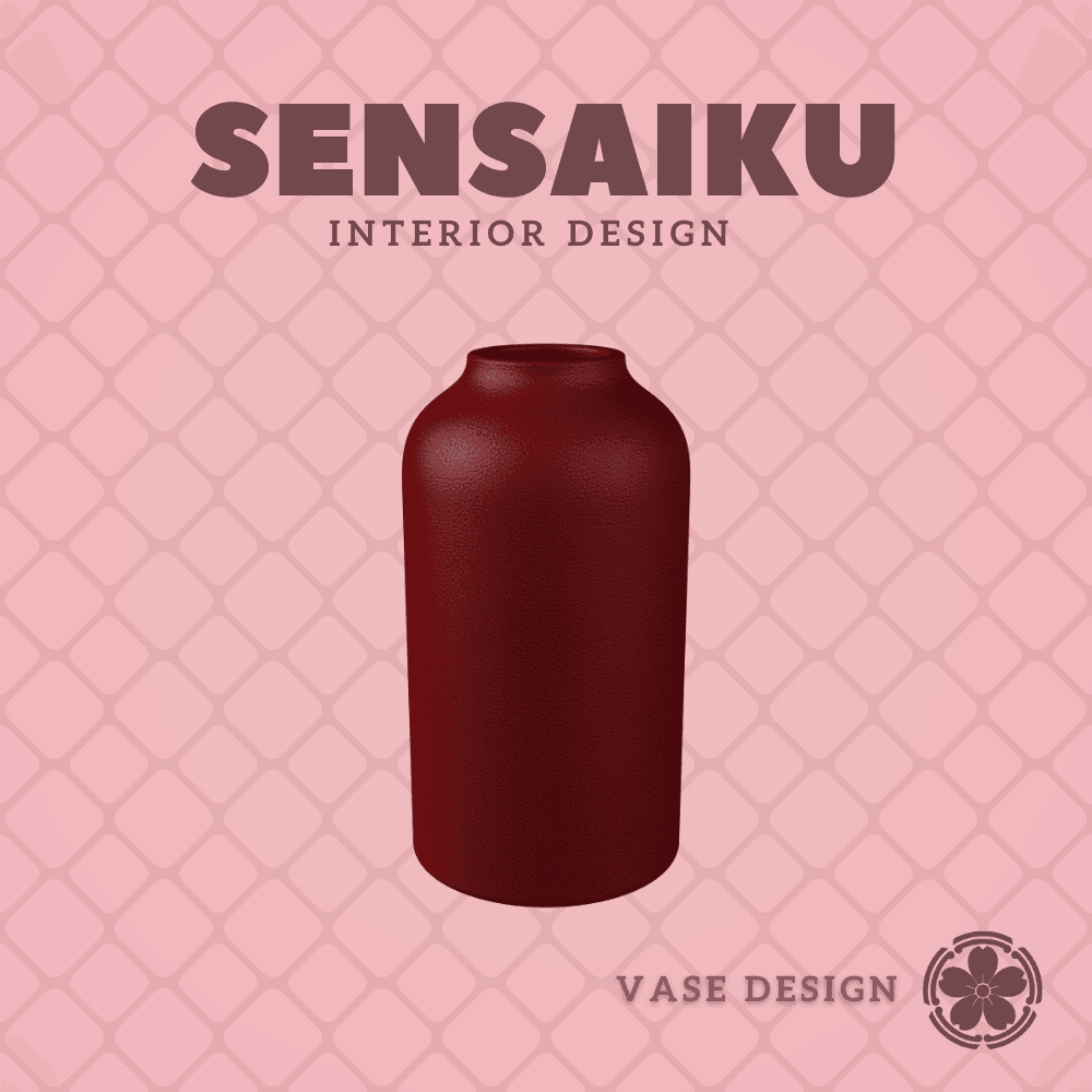 174. Cylinder - V131 - Mason Jar Vase Custom Vase Design - Ikebana Home Decoration 3d model