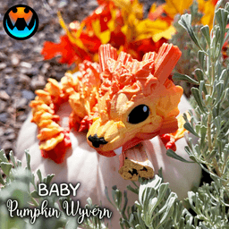 Baby Pumpkin Wyvern 3d model