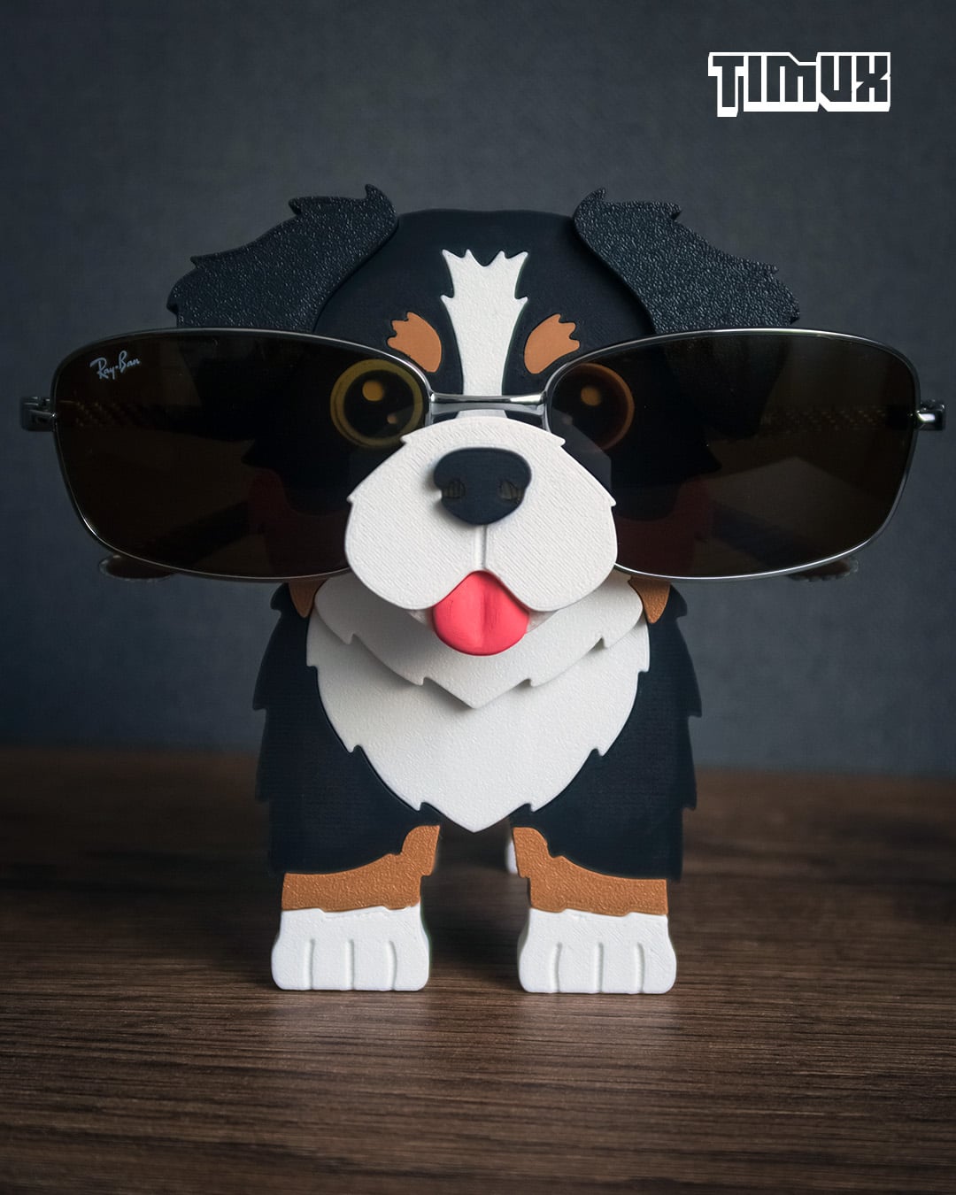 AUSTRALIAN SHEPHERD GLASSES HOLDER 3d model