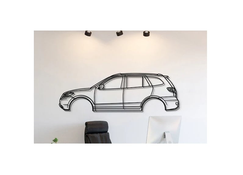 Hyundai - Santa Fe 2007 Wall Art 3d model