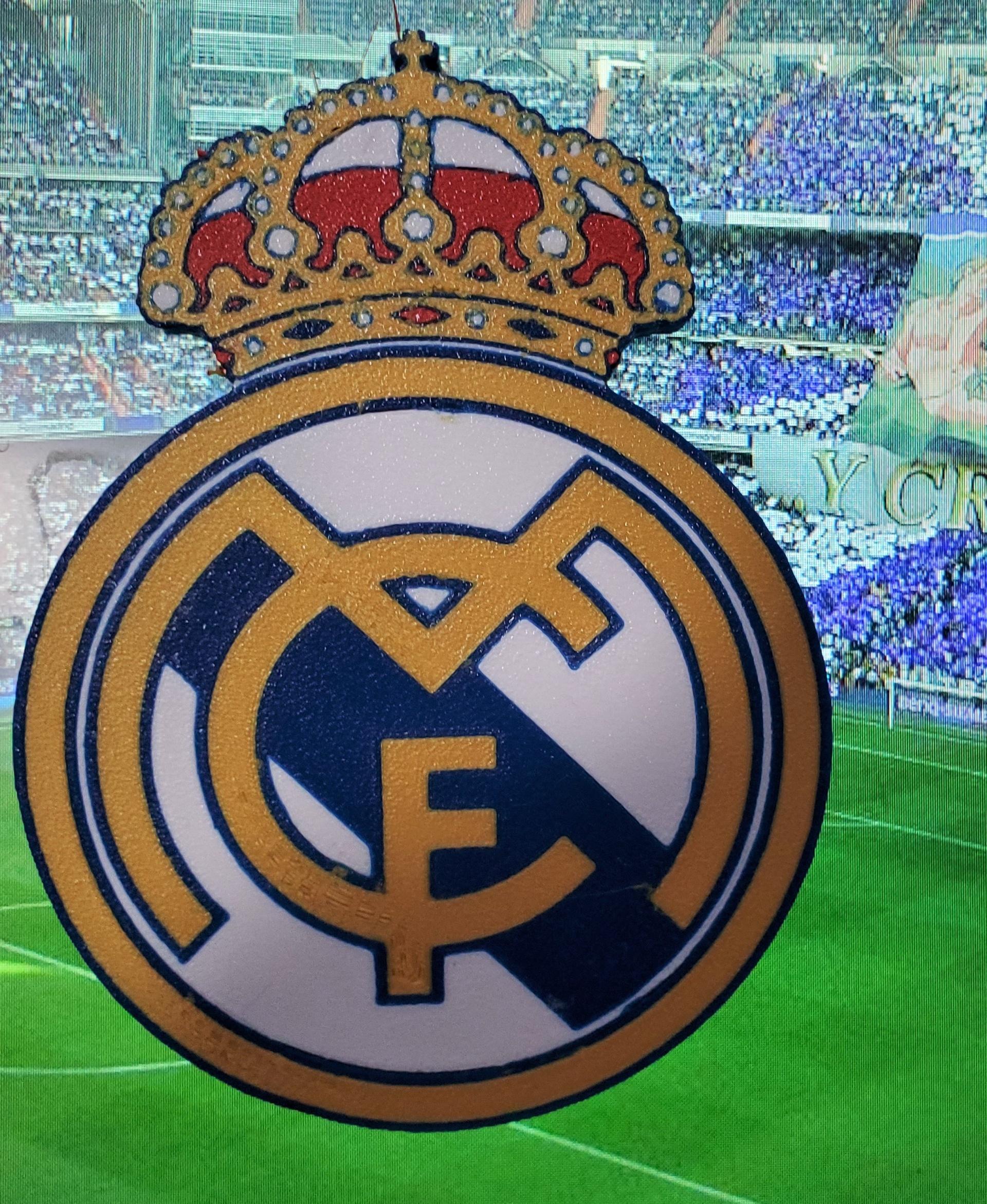 AMS / MMU Real Madrid Club de Fútbol coaster or plaque. 3d model